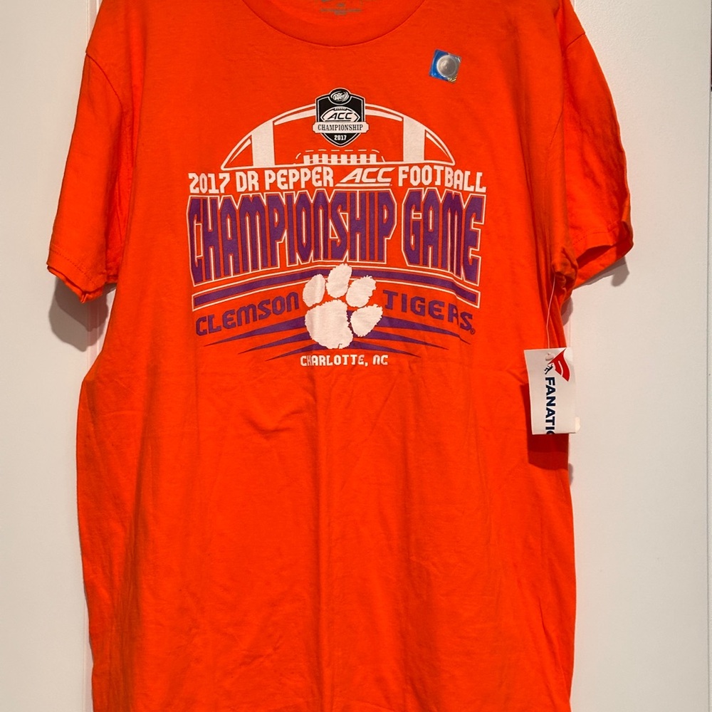 Fanatics Clemson Tigers Orange 2017 ACC Championship Game T-Shirt